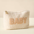 Cream Teddy Pouch - Baby | Baby Shower Brittnie Risinger