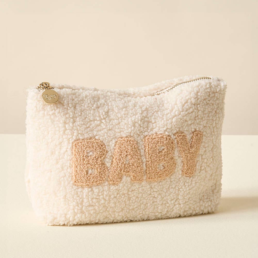 Cream Teddy Pouch - Baby | Baby Shower Madelyn Eaves