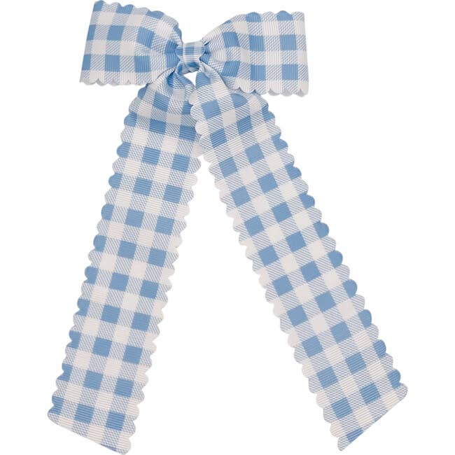 Gingham Long-Tail Bow