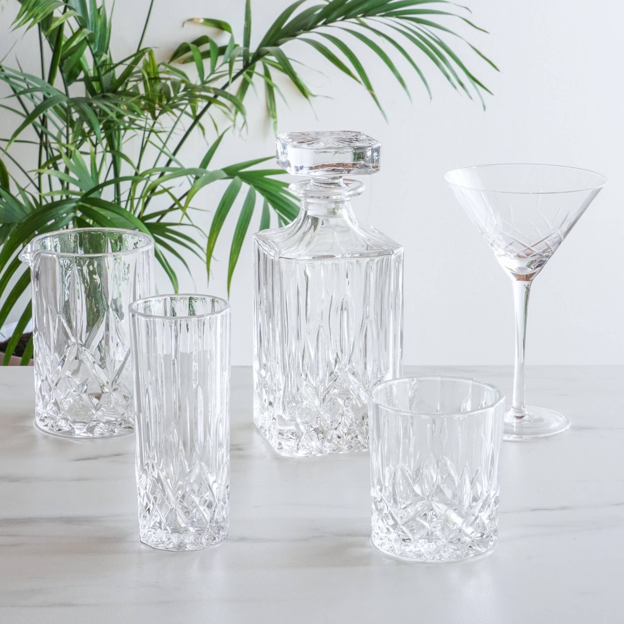 Admiral™ Vintage Style Crystal Liquor Decanter