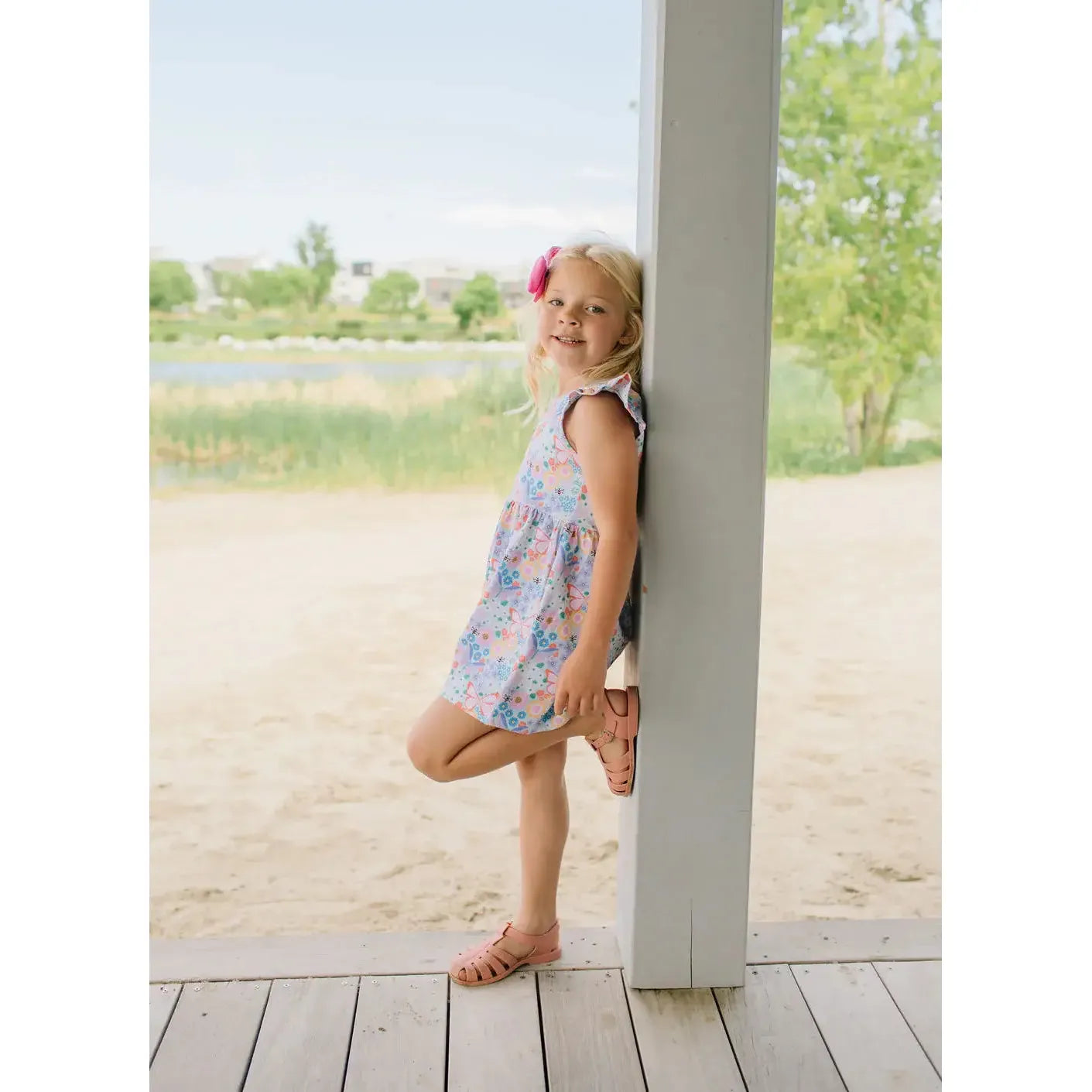Ollie Jay Macie Romper in Butterfly Dream
