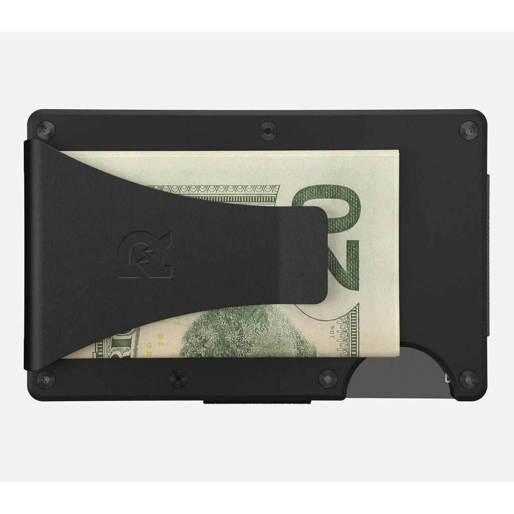 Ridge Wallet - Matte Black Titanium