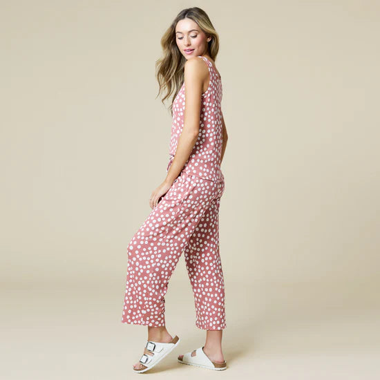 Sleep Soft Classic Scoop Tank Capri PJ Set