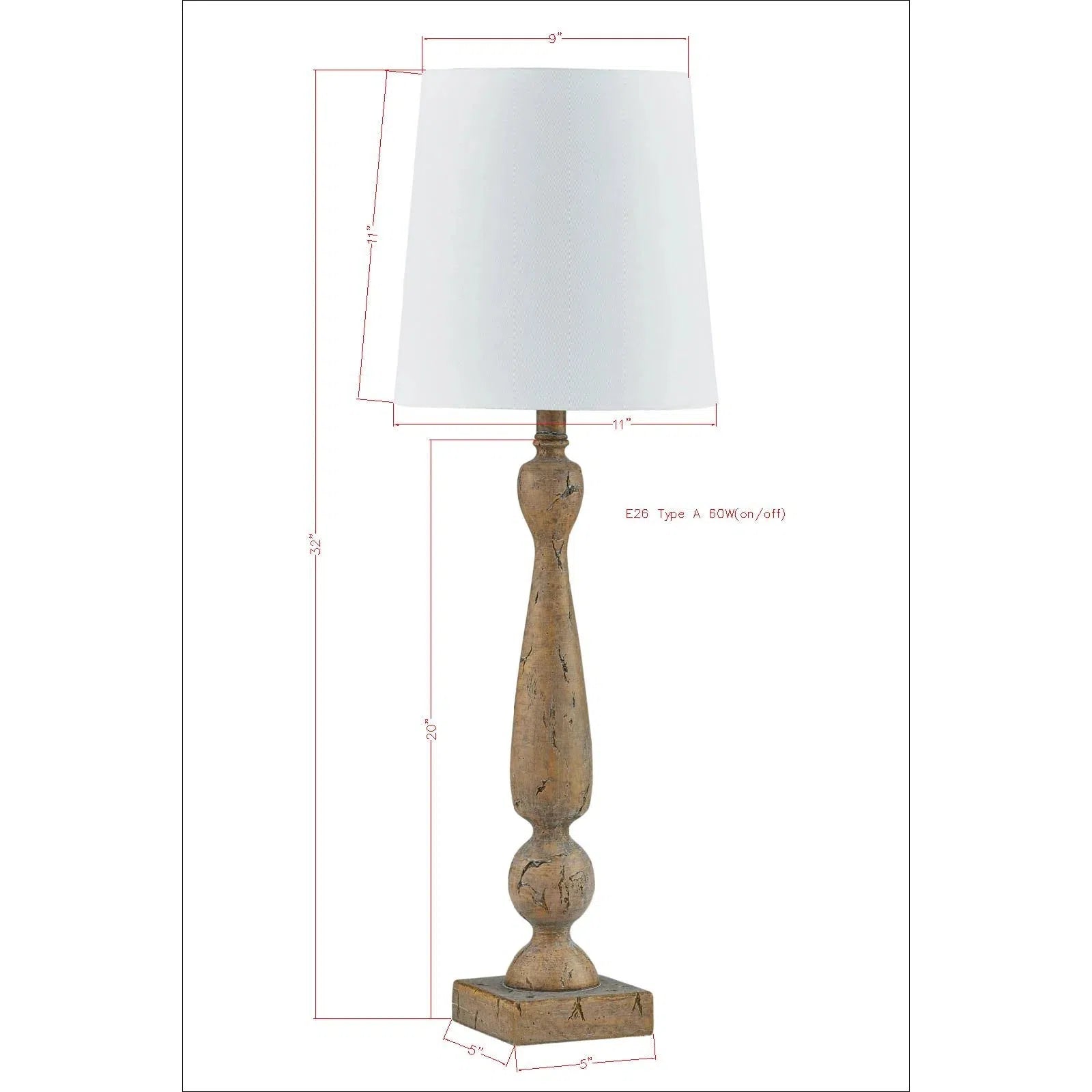 Rodd Buffet Lamp