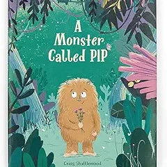 JellyCat A Monster Called Pip Book