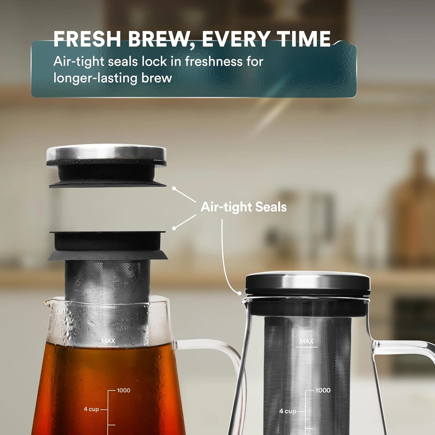 Airtight Cold Brew Iced Coffee Maker