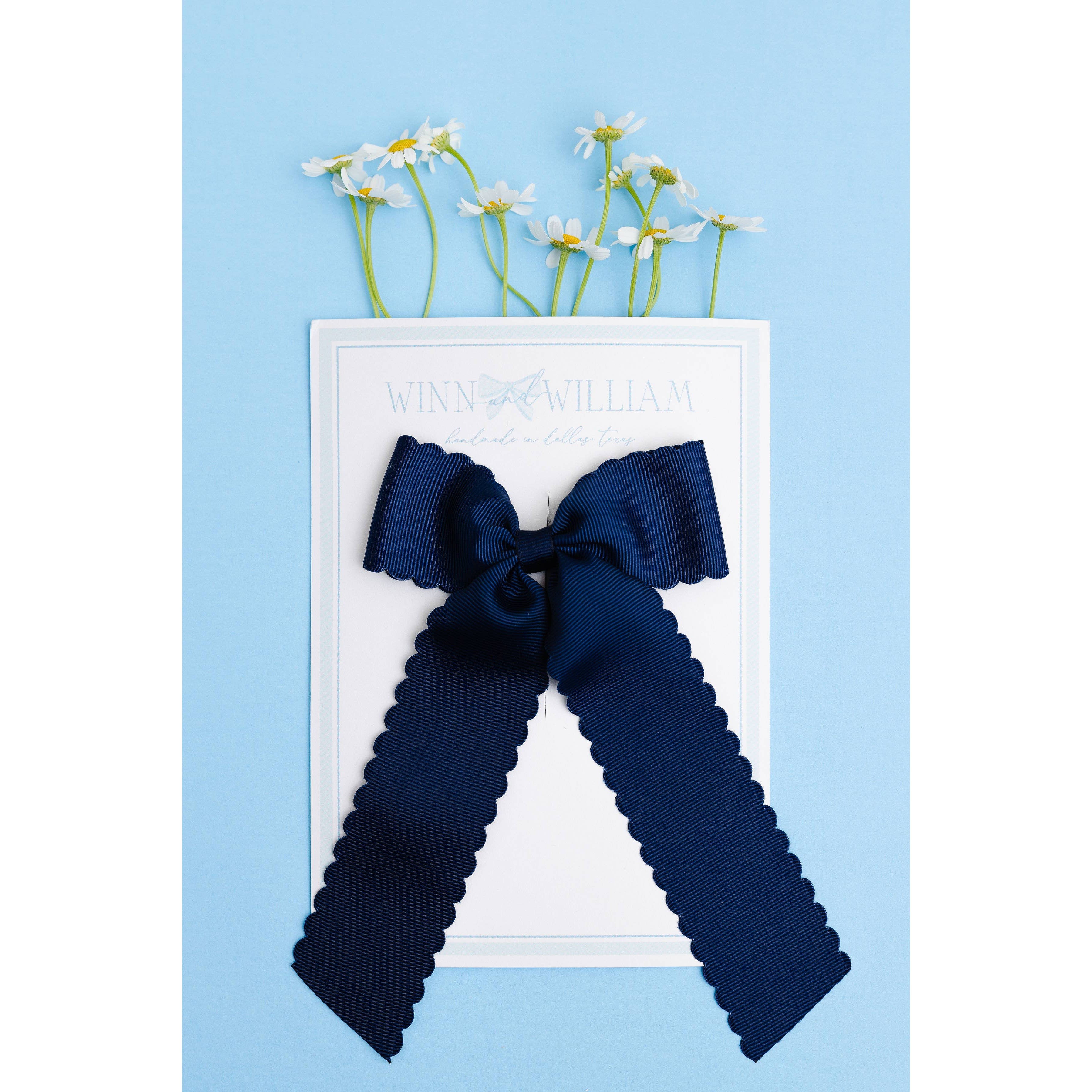 Scalloped Long-tail Bow