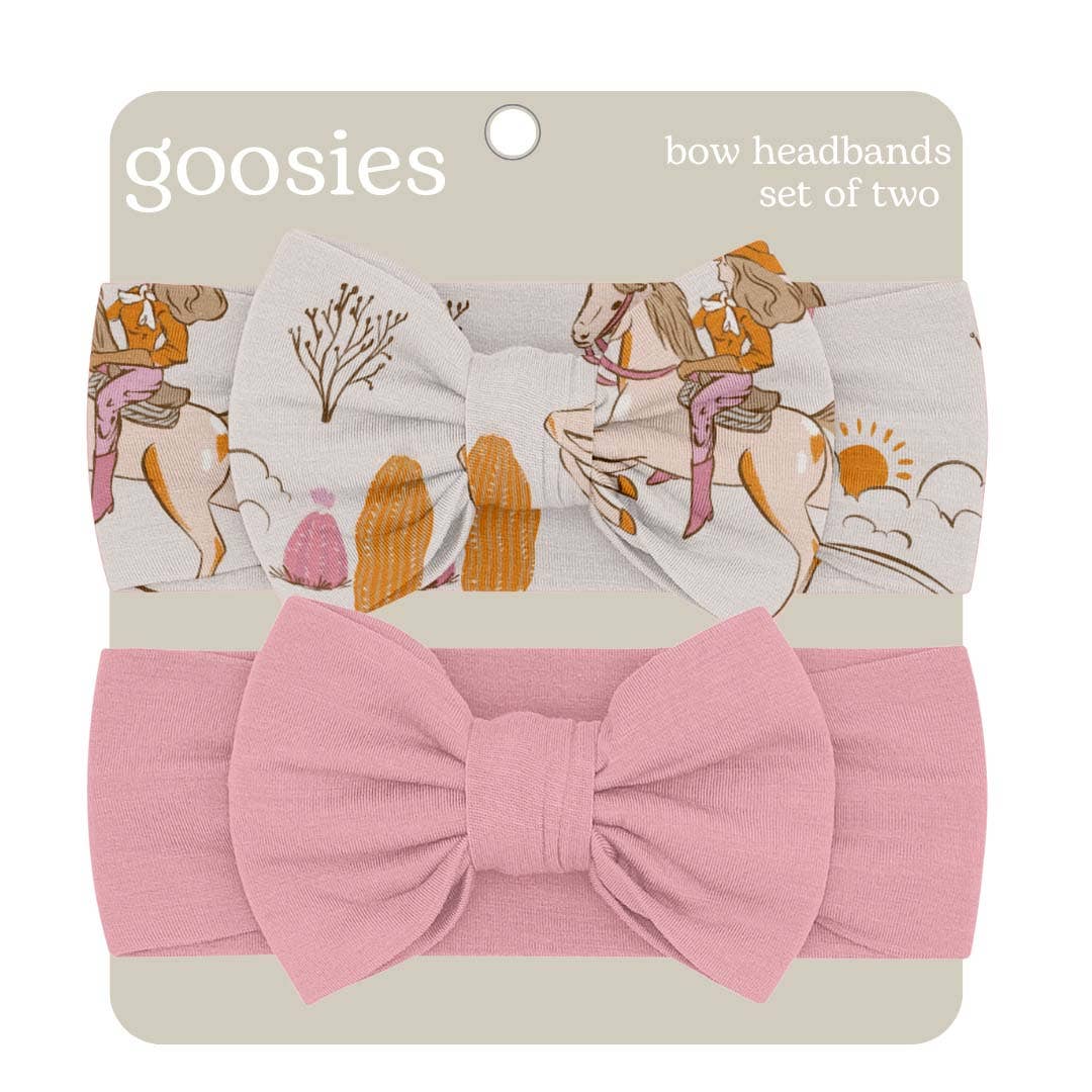 Goosies Headband Set, Saddle Up, Cowgirl Toile