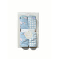 Burp Cloth Set, Blue Storks