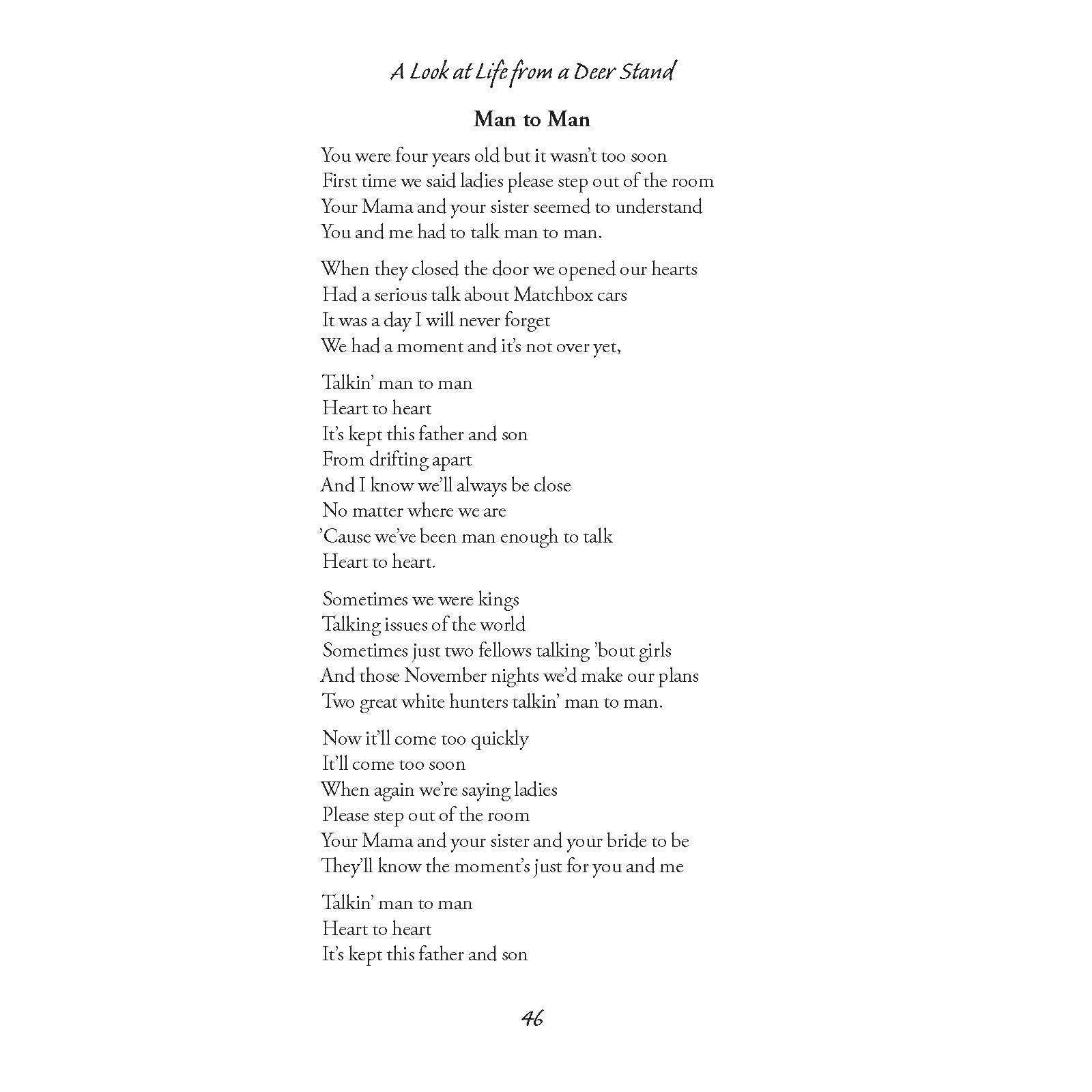 A Look at Life from a Deer Stand Deluxe Ed. Book - Outdoors