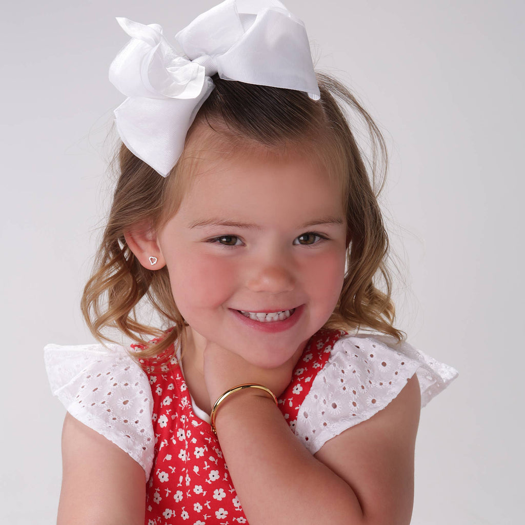 Cherished Moments Gold Classic Bangle for Baby & Kids or Mom and Me Jewelry