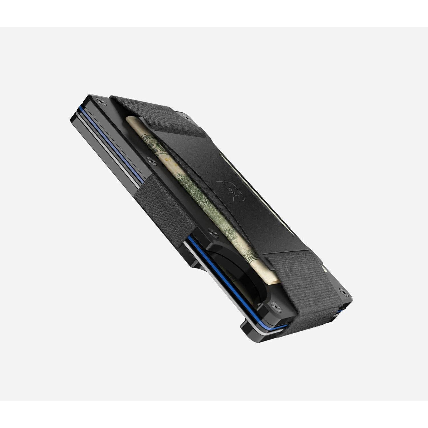 Ridge Wallet - Matte Black Titanium