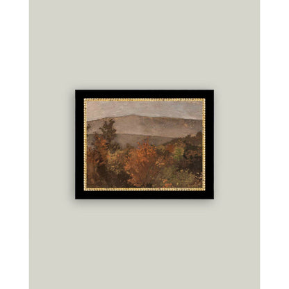 Autumn Tree Tops Framed Antique Art