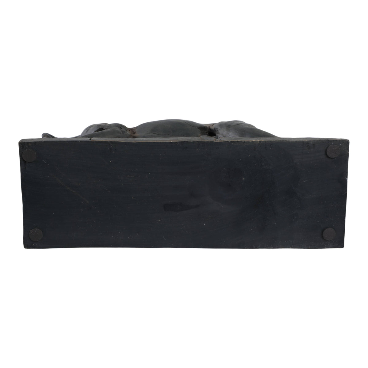Sculpture - Brown Resin Cracked Horse On Stand, 16 in.