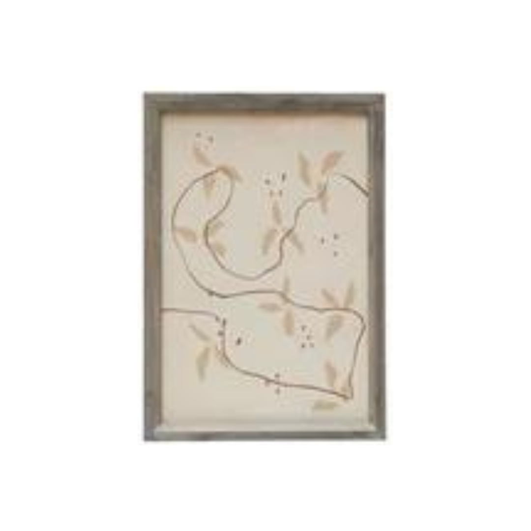 Abstract Framed Wall Decor