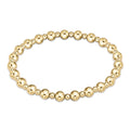 enewton classic grateful pattern 5mm bead bracelet, gold