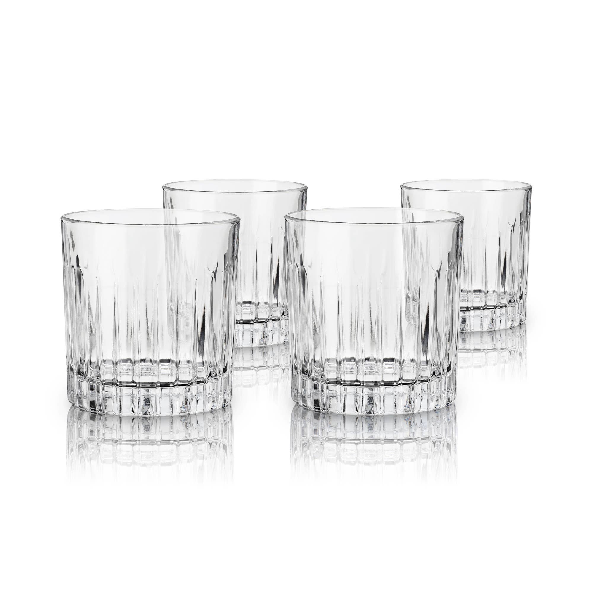 Reserve Milo European Crystal Lowball Glasses Set of 4