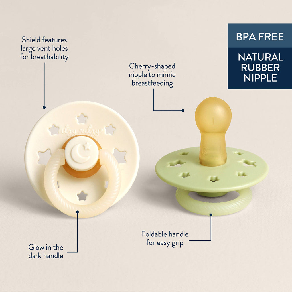 Itzy Soother Natural Rubber Paci Sets