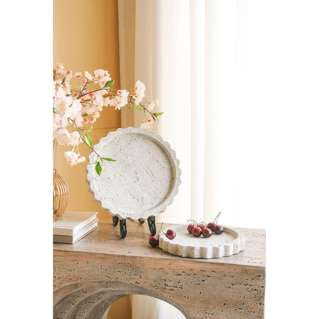 Sandstone Round Decorative Trays