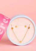 Classic Flower Necklace/Earring Set
