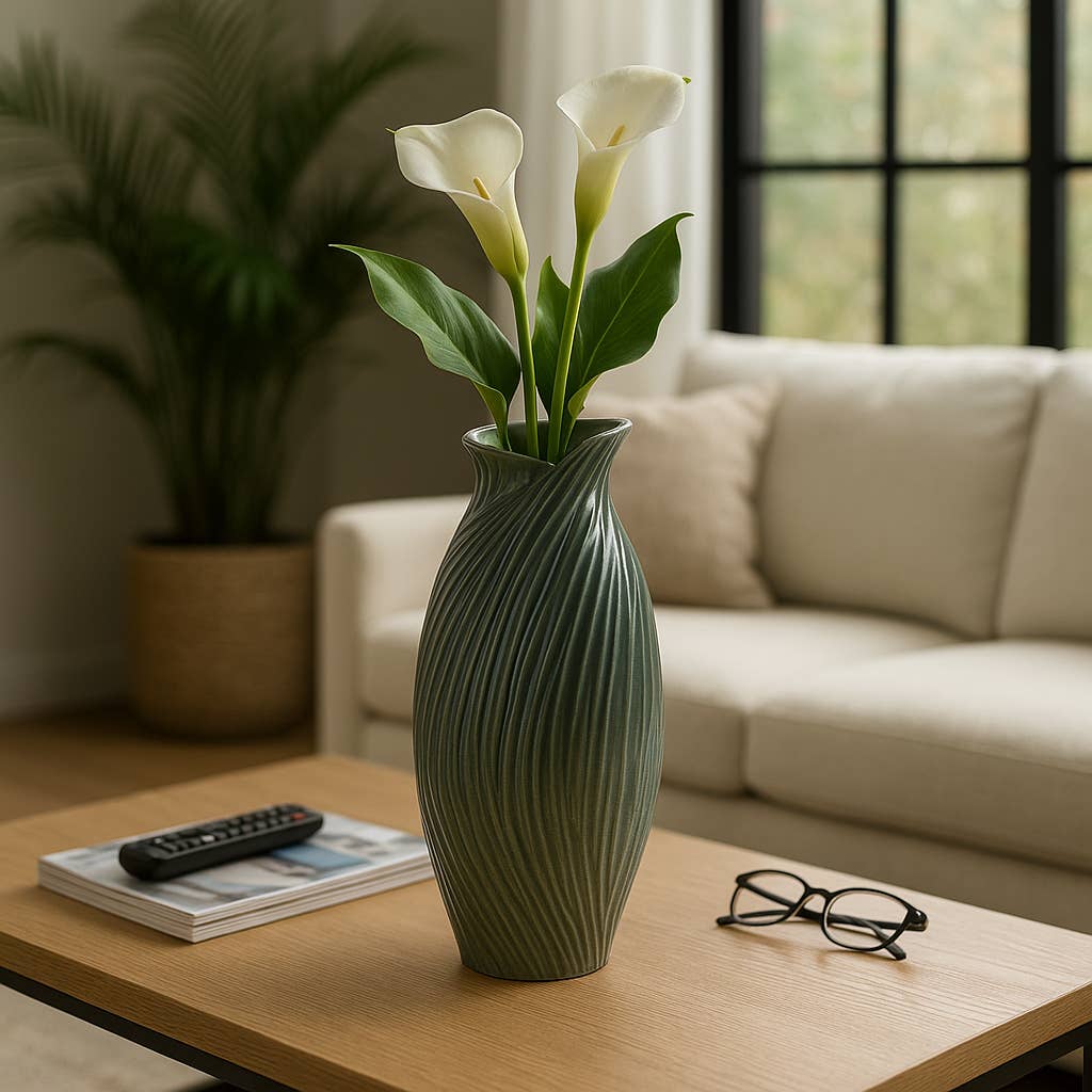 Rubpert Green Vase