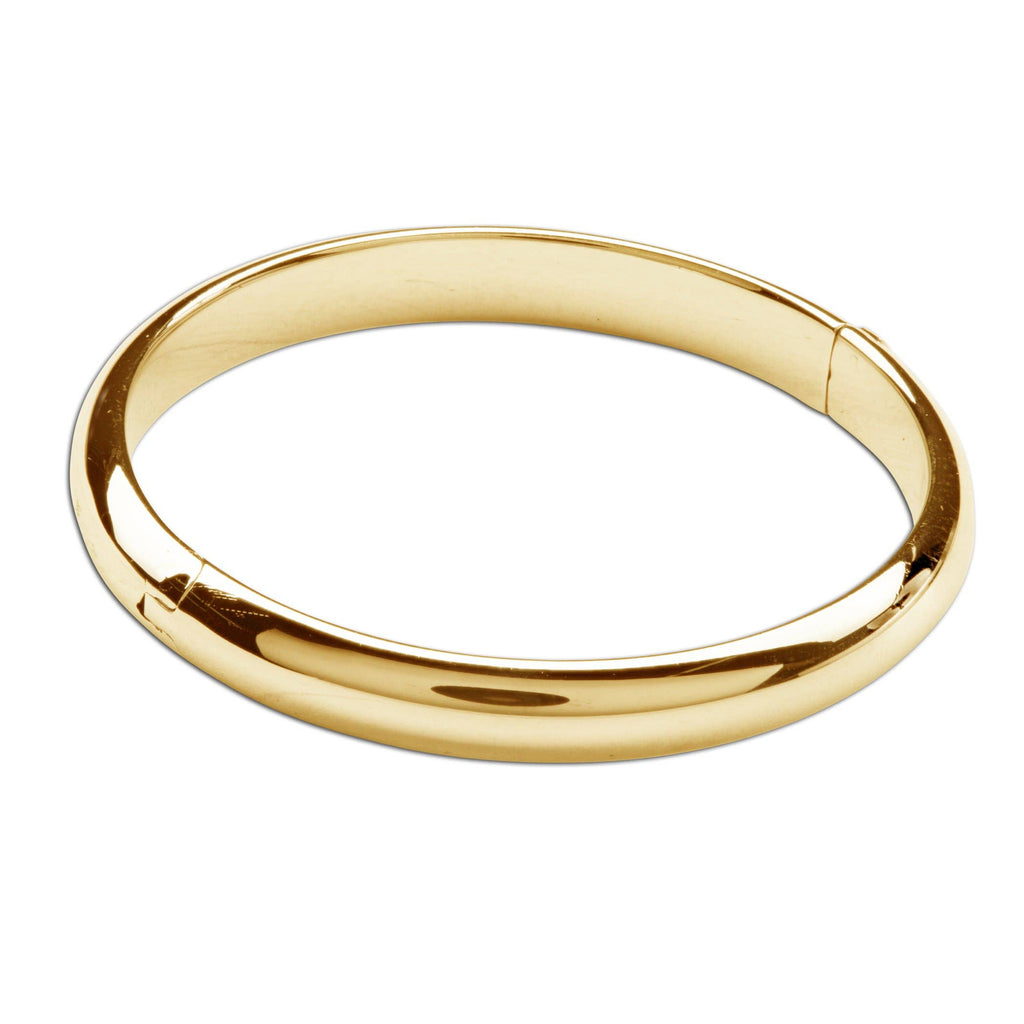 Cherished Moments Gold Classic Bangle for Baby & Kids or Mom and Me Jewelry