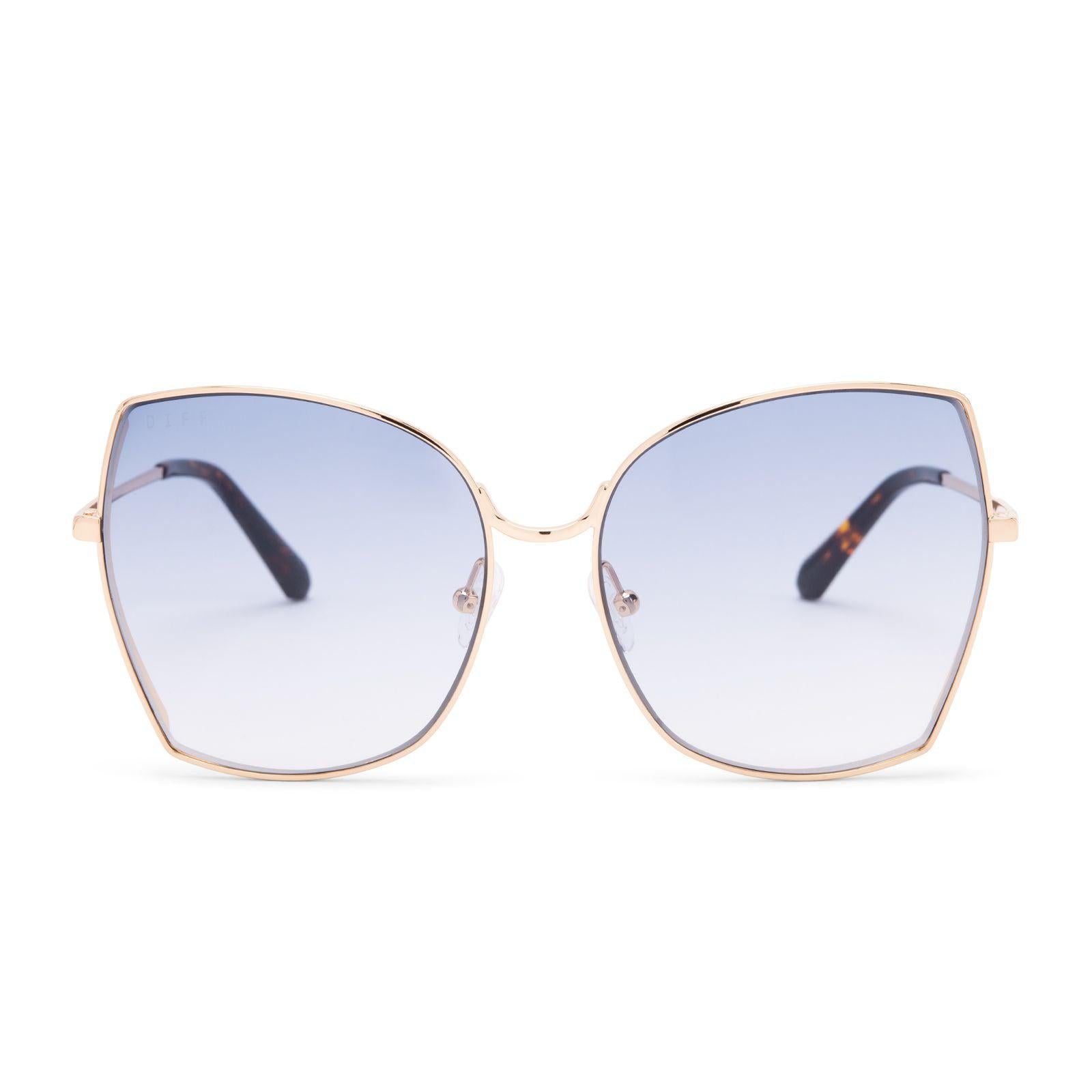 DIFF EYEWEAR Donna gold + pink gradient