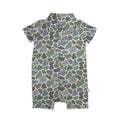 SS Polo Romper, Pebble Camo