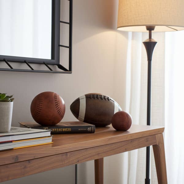 Vintage Sports Decor Set