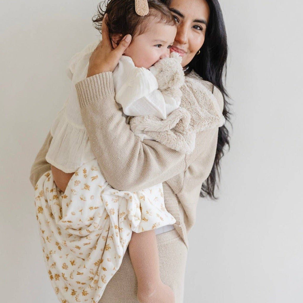 Minky Stretch Receiving  Blankets