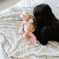 Marble Faux Fur/Minky XL Throw Blankets