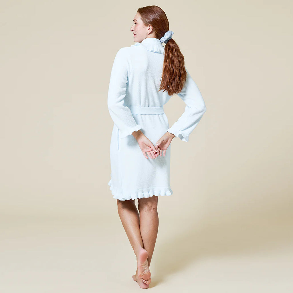 Ruffle Chenille Robe