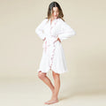 Ruffle Chenille Robe