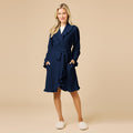 36\\" Ruffle Chenille Robe in Midnight