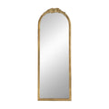 Etienne Floral Crest Floor Mirror