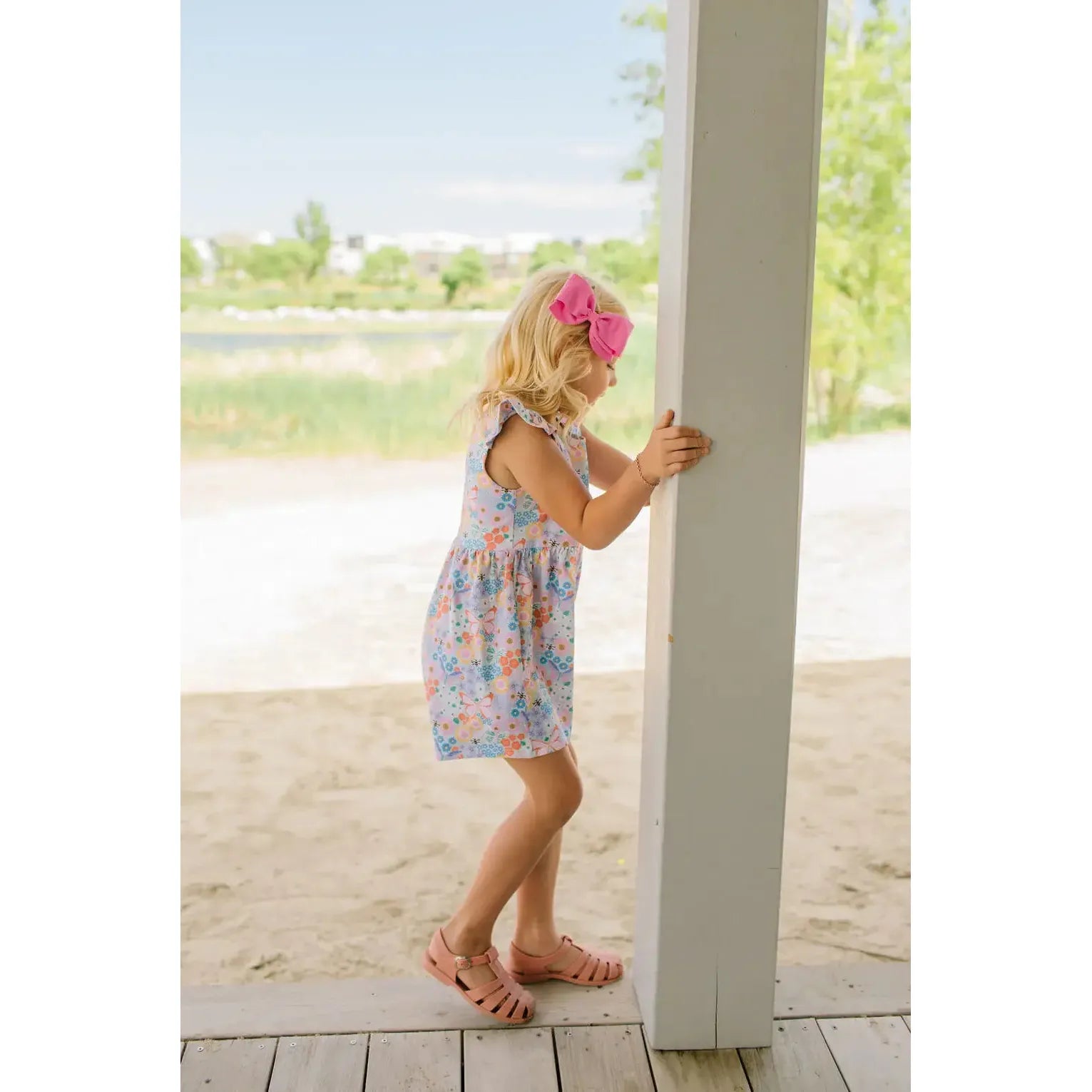 Ollie Jay Macie Romper in Butterfly Dream