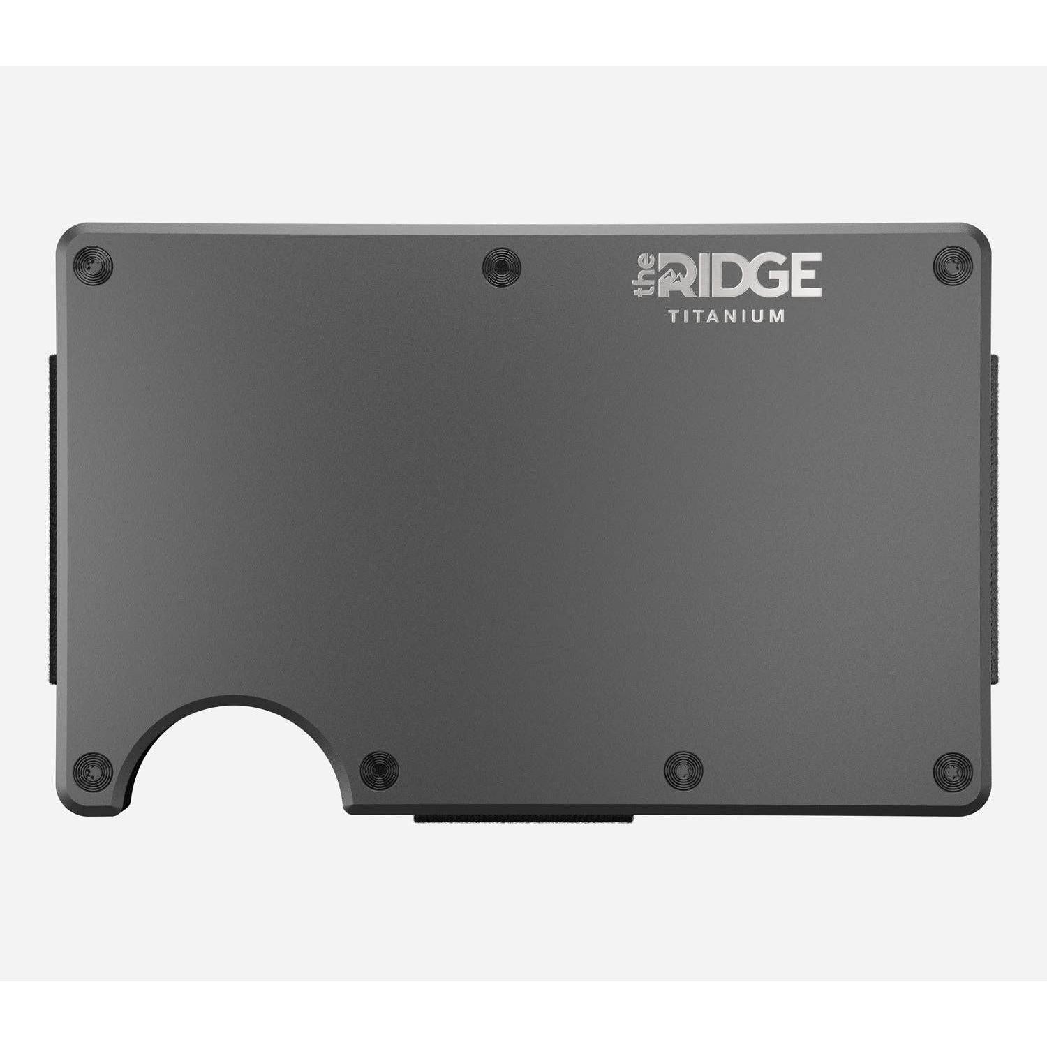 Ridge Wallet - Gunmetal Titanium