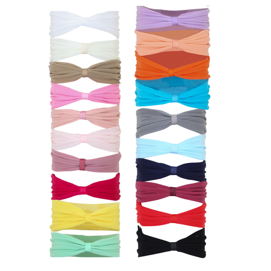 Wide Nylon Headband: Add-A-Bow