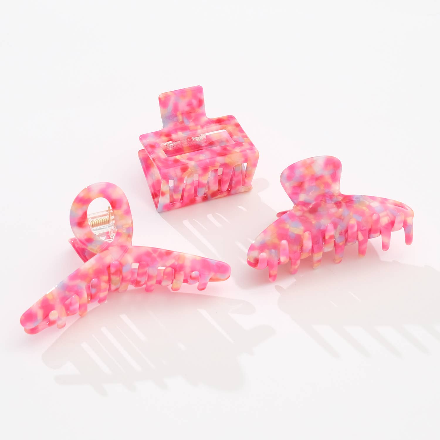 Pink Punch Claw Clips