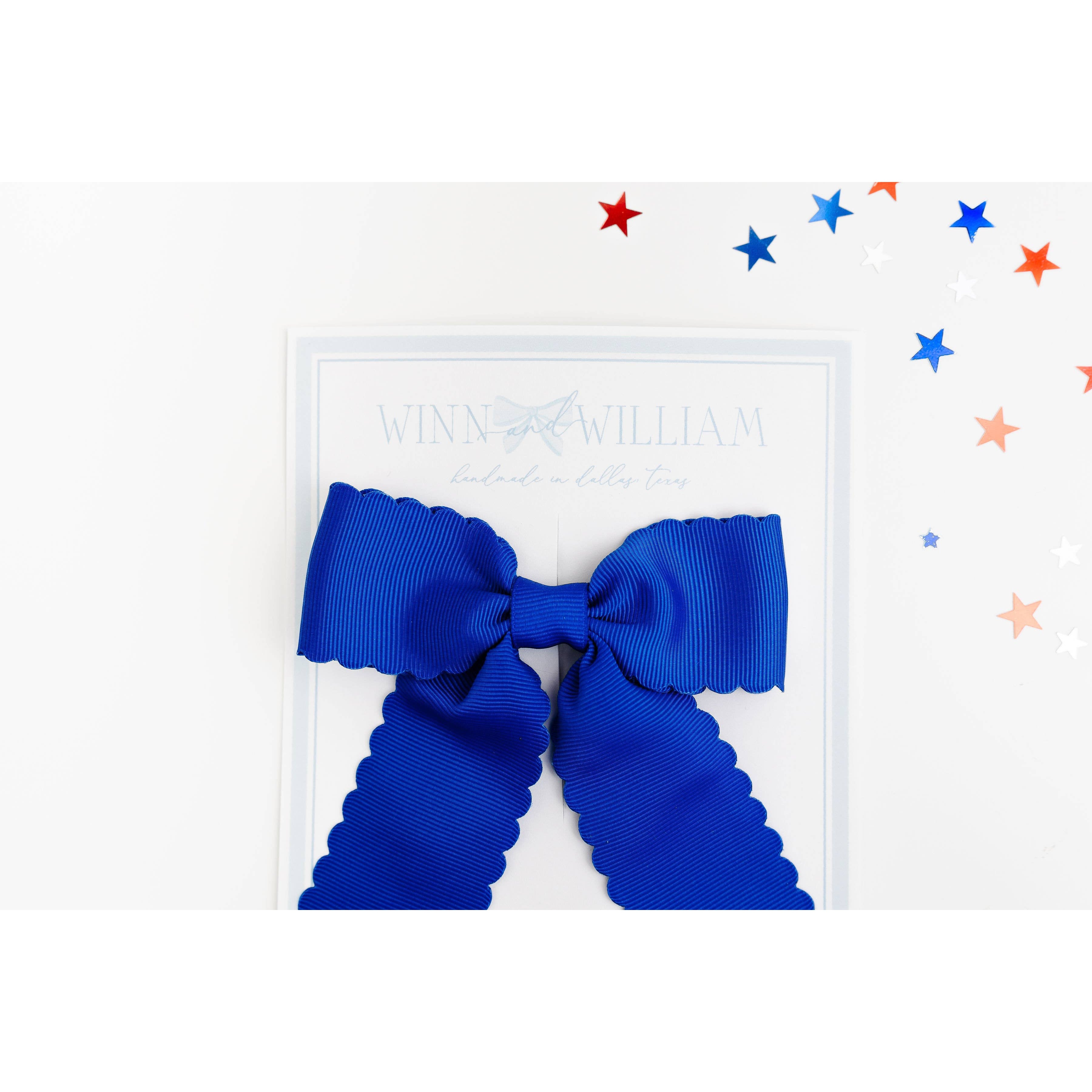 Scalloped Long-tail Bow