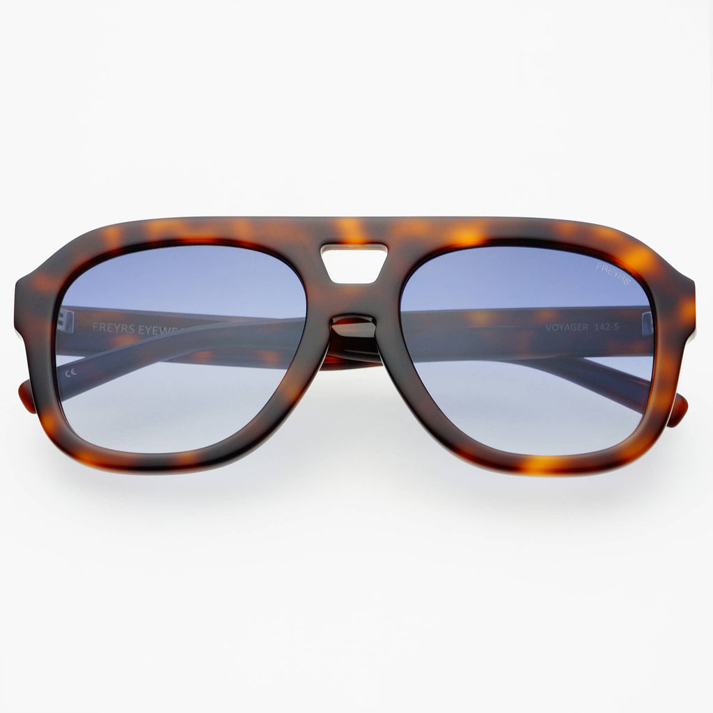 Voyager Acetate Oversized Aviator Sunglasses