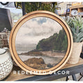 Redeemed Decor Round Summer Coast Art