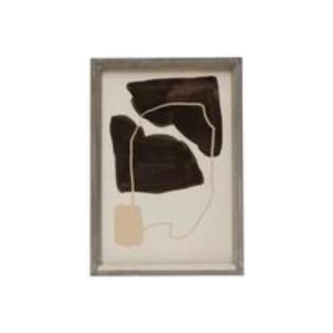 Abstract Framed Wall Decor