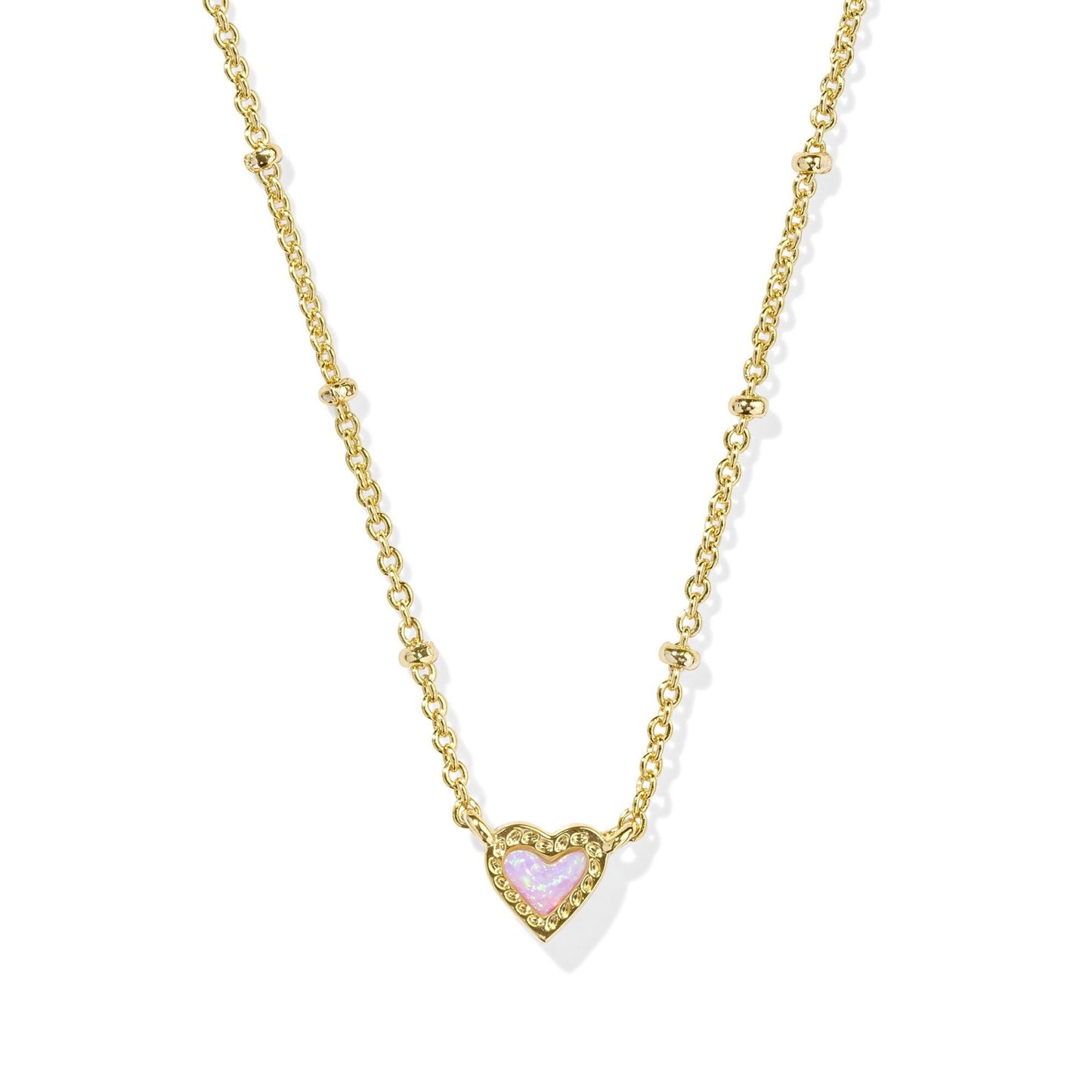 Mini Ari Heart Satellite Short Pendant Necklace