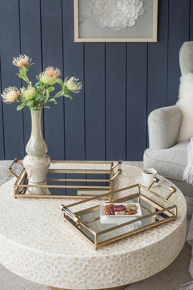 Decorative Mirrored Trays