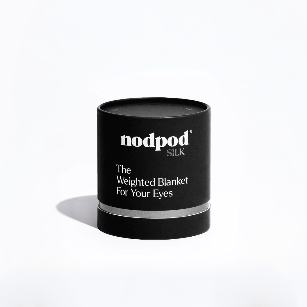 Nodpod Silk Weighted Sleep Mask - Pearl