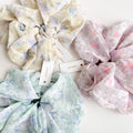 Delicate Floral Mega Scrunchie