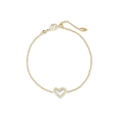 Ari Heart Delicate Chain Bracelet