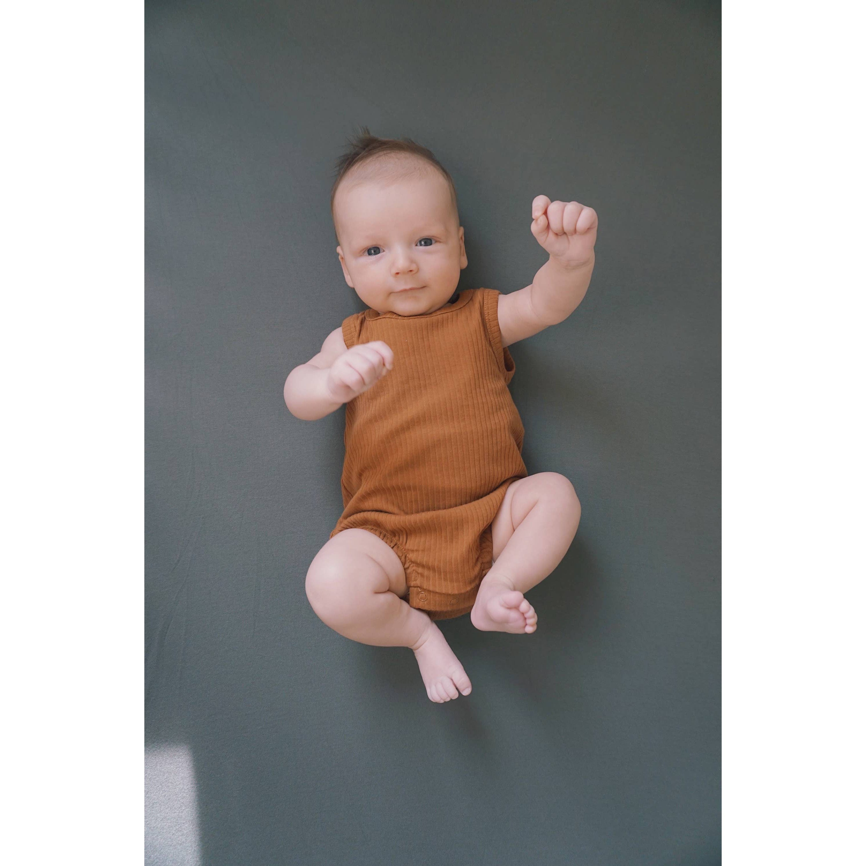 Presley, Organic Ribbed Bodysuit