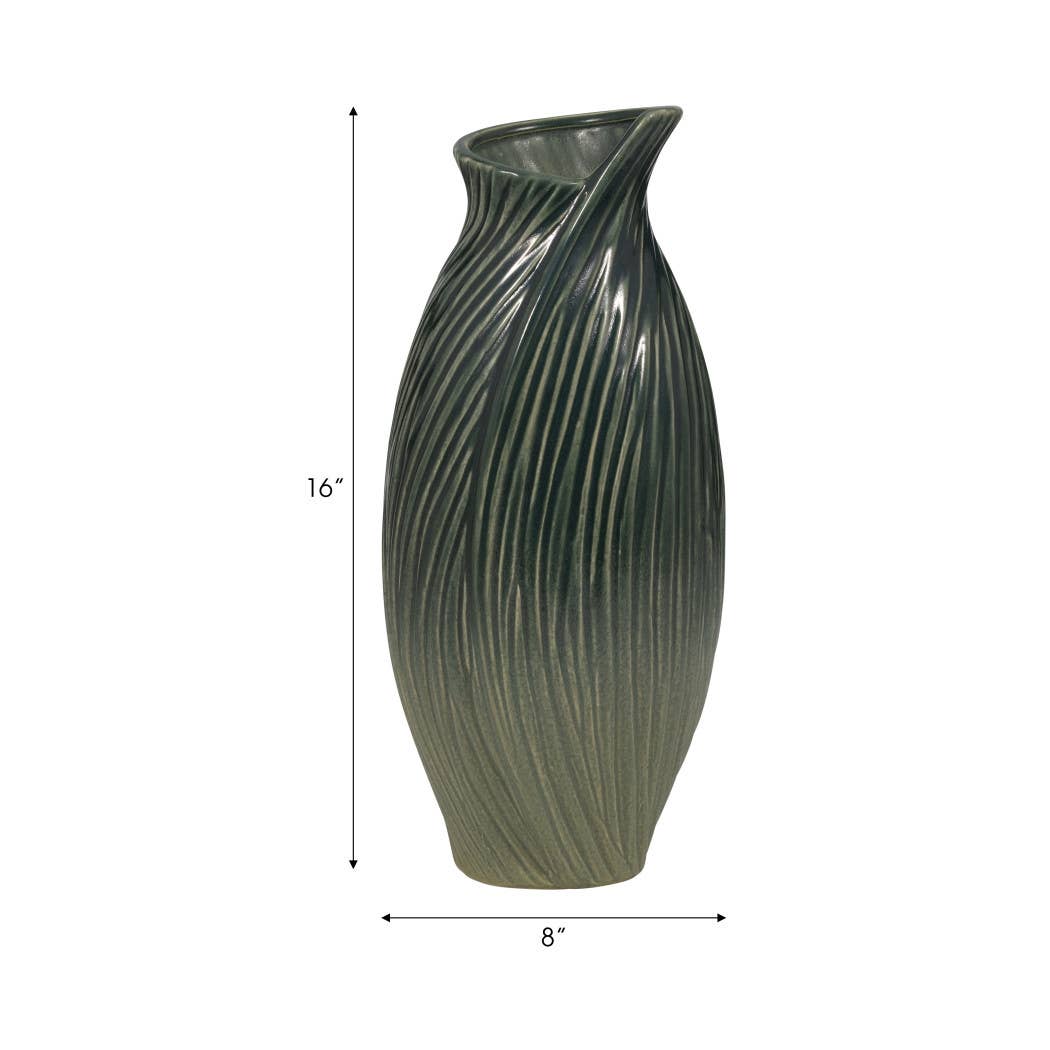Rubpert Green Vase